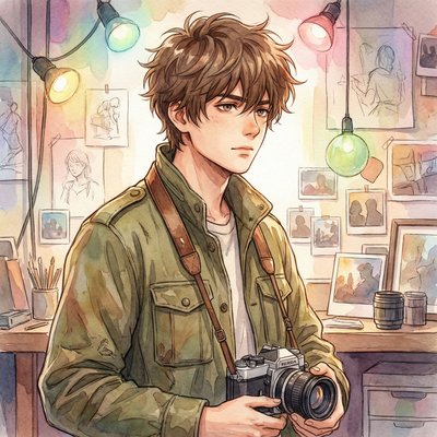 黄色仓库动漫摄影师