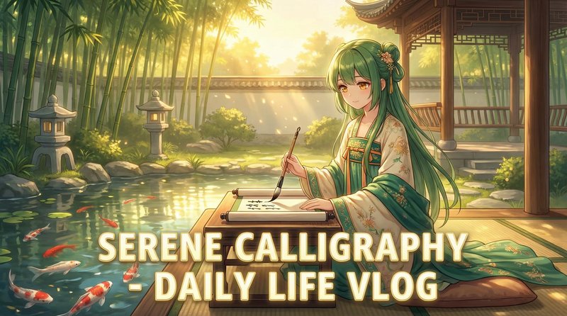 黄色仓库动漫-国风书法